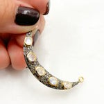 Load image into Gallery viewer, Shop Silver Connector Moon Pendant