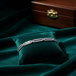 Load image into Gallery viewer, OB401633. 14K Solid Gold Gemstone Bangle