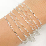 Load image into Gallery viewer, Sterling Silver Diamond Cut Marina Link Chain