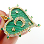Load image into Gallery viewer, Buy Now 14K Solid Gold Heart Pendant