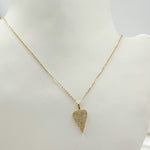 Load image into Gallery viewer, PHF38753. 14K Solid Gold Heart Shape Diamond Necklace
