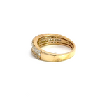 Load image into Gallery viewer, 14K Solid Gold Baguette Diamond Ring.