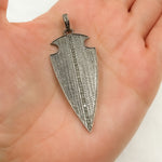 Load image into Gallery viewer, DP122. Diamond Sterling Silver Arrow Pendant