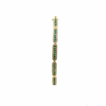 Load image into Gallery viewer, OB401633. 14K Solid Gold Gemstone Bangle