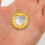 Load image into Gallery viewer, Buy Now 14K Gold Round Heart Pendant