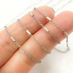 Load image into Gallery viewer, Oxidized Sterling Silver Satellite Chains