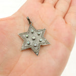 Load image into Gallery viewer, DP0123. Diamond Silver Star Pendant