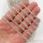 Load image into Gallery viewer, Buy Sterling Silver Dangle Rings Chain