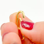 Load image into Gallery viewer, Shop Gold Plated Sterling Silver Oval Clasps