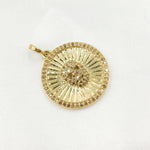 Load image into Gallery viewer, Buy Now Sterling Silver Round Skull Pendant