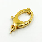 Load image into Gallery viewer, 26MM Gold-plated Sterling Silver Oval Trigger Clasp