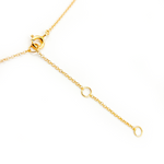 Load image into Gallery viewer, Gold Diamond Triangle Dangle Necklace