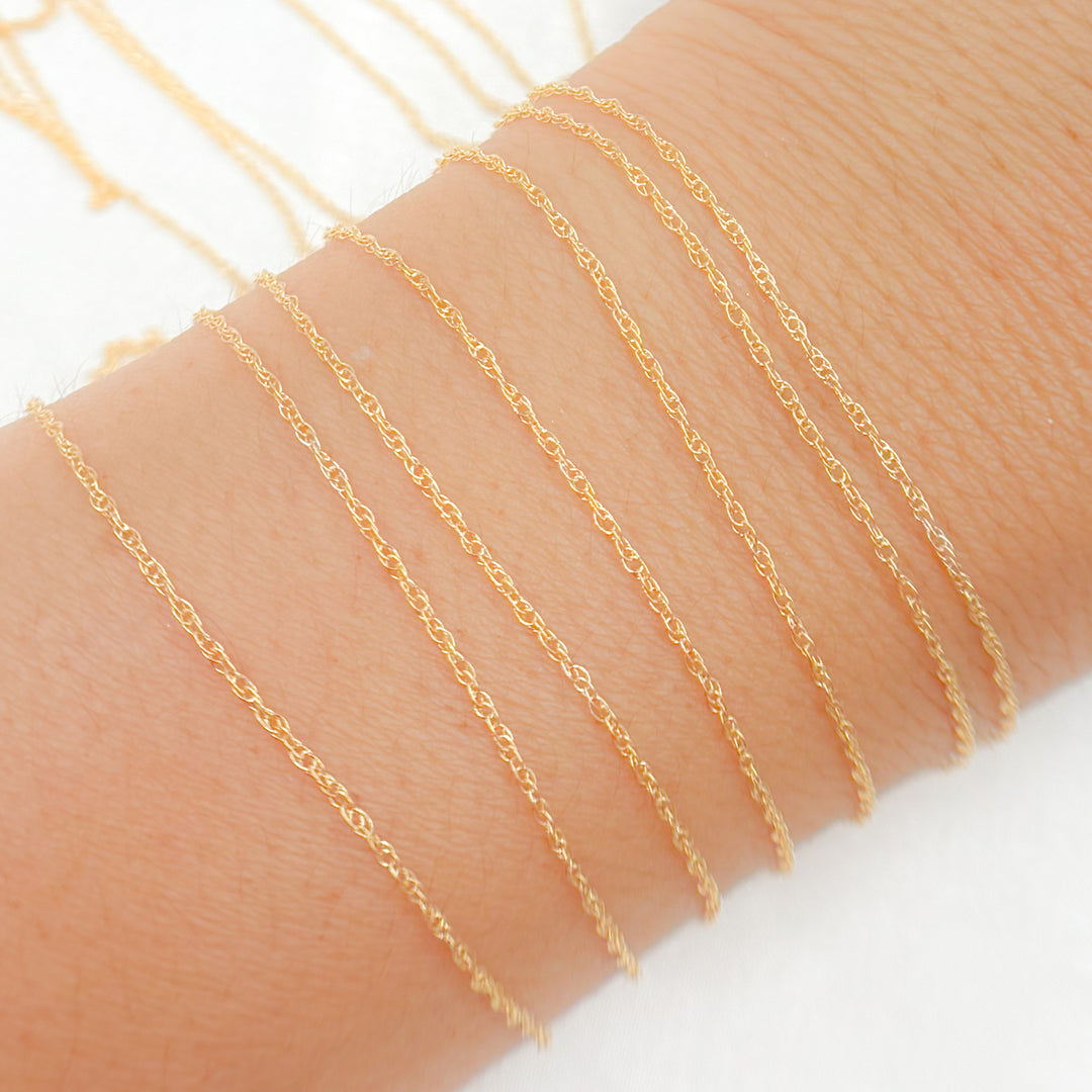 09RGF. 14K Gold Filled Rope Chain