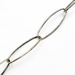 Load image into Gallery viewer, Silver Smooth Marquis Shape Link Chain