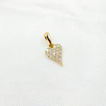 Load image into Gallery viewer, 14K Solid Gold Diamond Heart Shape Charm. PN417338