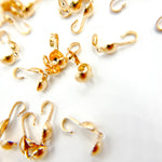 Load image into Gallery viewer, Gold Filled Clamshell Bead Tips