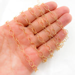 Load image into Gallery viewer, 720TWGF. 14K Gold Filled Twisted Oval Link Chain