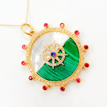 Load image into Gallery viewer, Buy 14K Gold Round Pendant