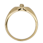 Load image into Gallery viewer, 14K Yellow Gold Diamond Heart Ring