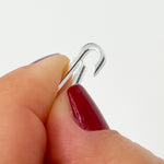 Load image into Gallery viewer, White Sterling Silver Oval Clasp