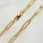 Load image into Gallery viewer, 14K Gold Paperclip Finished Necklace