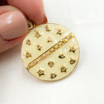 Load image into Gallery viewer, Buy Silver Round Enamel Pendant
