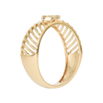 Load image into Gallery viewer, 14K Solid Gold Diamond Band Ring.