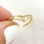 Load image into Gallery viewer, 14K Solid Gold Diamond Ring.