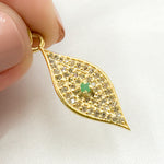 Load image into Gallery viewer, Shop Diamond Sterling Silver Eye with Gemstone