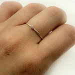 Load image into Gallery viewer, 14K Solid Gold Diamond Ring.