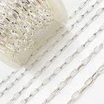 Load image into Gallery viewer, Silver Diamond Cut Oval Cable Chains