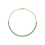Load image into Gallery viewer, CN96415. 14K Solid Gold Diamond and Gemstone Necklace