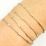 Load image into Gallery viewer, Oxidized Sterling Silver Satellite Chain