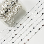 Load image into Gallery viewer, Z95SS. Sterling Silver Flat Marina Link Chain