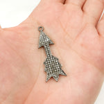 Load image into Gallery viewer, DC206. Diamond Sterling Silver Arrow Pendant