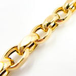 Load image into Gallery viewer, Shop 14K Solid Gold Flat Cable Link Necklace