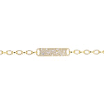 Load image into Gallery viewer, BFI61121. 14k Solid Yellow Gold Diamond Fancy Bracelet