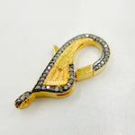 Load image into Gallery viewer, DC656. Diamond & Sterling Silver Fancy Clasp