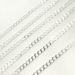 Load image into Gallery viewer, Sterling Silver Miami Flat Curb Link Chains
