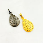 Load image into Gallery viewer, DP265. Diamond Sterling Silver Drop Pendant