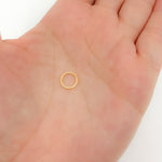 Load image into Gallery viewer, TRGP1. 6MM Close Gold Plated Twisted Jump Ring