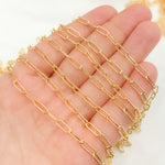 Load image into Gallery viewer, Buy 14K Gold Filled Hammered Paperclip Chains