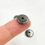 Load image into Gallery viewer, DC800. Diamond & Sterling Silver Coin Round Bead