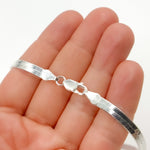 Load image into Gallery viewer, Buy Sterling Silver 4.3mm Herringbone Necklace