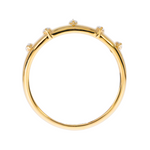 Load image into Gallery viewer, 14K Solid Gold Diamond Band Ring