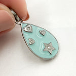 Load image into Gallery viewer, Shop Now Sterling Silver Drop Enamel Pendants
