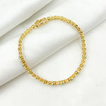 Load image into Gallery viewer, BTL65122EM. 14k Solid Gold Diamond and Gemstone Tennis Bracelet