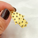 Load image into Gallery viewer, DC526. Diamond & Sterling Silver Hamsa Pendant