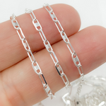 Load image into Gallery viewer, Z109SS. Sterling Silver Oval & Mariner Link Chain