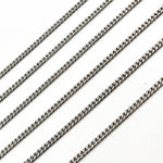 Load image into Gallery viewer, Silver Flat Curb Chain